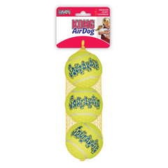KONG AirDog Squeaker Balls Dog Fetch Toy Medium 3PACK