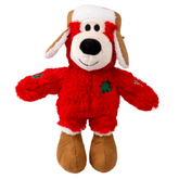 KONG Holiday Wild Knots Bear Plush Dog Toy Assorted Color Medium/Large