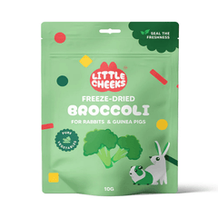 Little Cheeks Freeze Dried Broccoli for Small Animals 10g