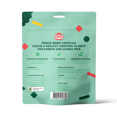 Little Cheeks Freeze Dried Capsicum for Small Animals 20g