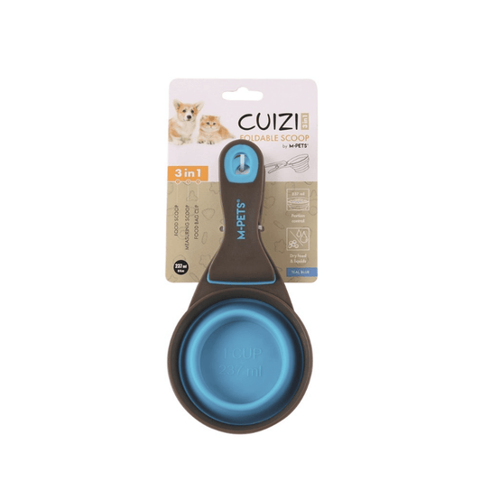 M-PETS CUIZI Foldable Scoop Blue