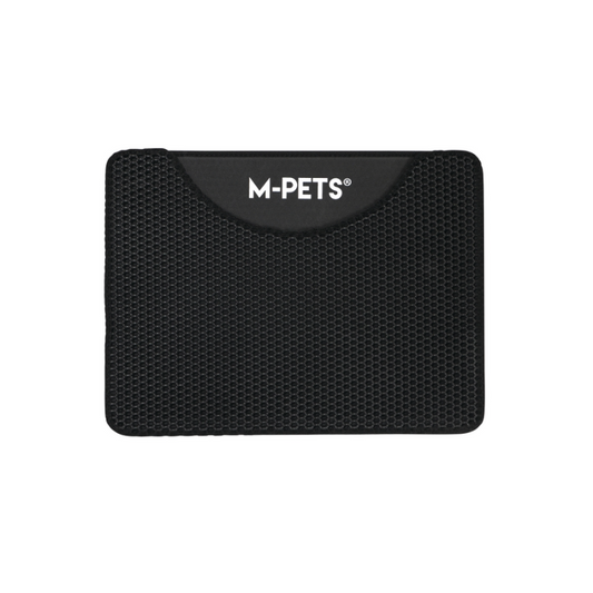 M-PETS DUPLEX Cat Litter Mat Black