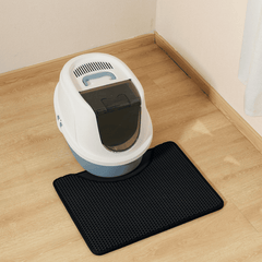 M-PETS DUPLEX Cat Litter Mat Black