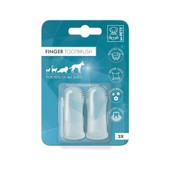 M-PETS Finger Toothbrush 2pcs