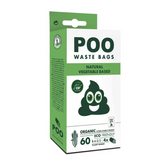 M-PETS POO BIO Dog Waste Bags 60 bags - Non Scented