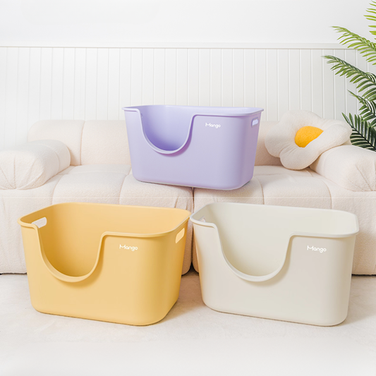 Mango Extra Size High Edge Ultra-light Weight Cat Litter Box For Large Cat