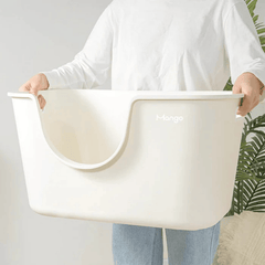 Mango Extra Size High Edge Ultra-light Weight Cat Litter Box For Large Cat