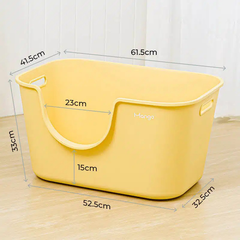 Mango Extra Size High Edge Ultra-light Weight Cat Litter Box For Large Cat