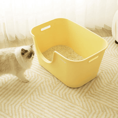 Mango Extra Size High Edge Ultra-light Weight Cat Litter Box For Large Cat