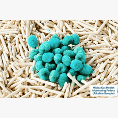 Michu Cat Health Monitoring Pellets - Colour Changing Indicators For Home Urine Testing