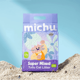 Michu Mixed Tofu Cat Litter Lite 2.5kg/6L