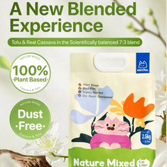 Michu Nature Mixed Cat Litter –Tofu & Cassava 2.5kg/6L