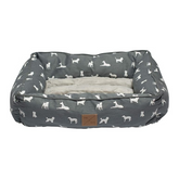 Mog and Bone Bolster Bed Grey Dog Small