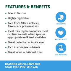 Natural Animal Solutions Goat Milk Powder 400g