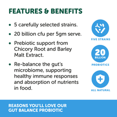 Natural Animal Solutions Gut Balance ProBiotic Natural