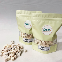 OHF Freeze Dried Dogs and Cats Treats Yogurt Cube 100% Nature 100g