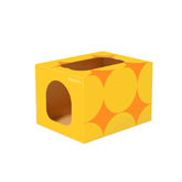 PAWZCITY Cat Scratcher House - Yellow