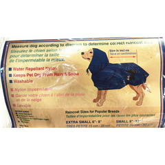 Penn Plax Raincoat Running Dogs XSmall