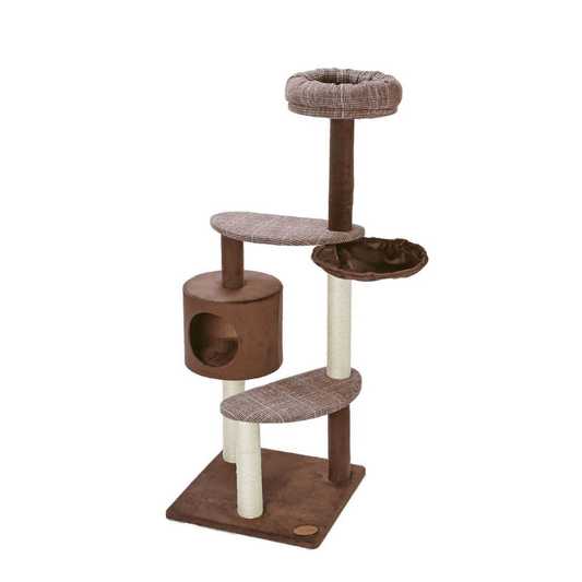 Petio Add Mate Check Cat Scratching Tree Tower Tall 126cm