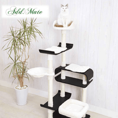 Petio Add Mate Villa Fort Cat Scratching Tree Tall