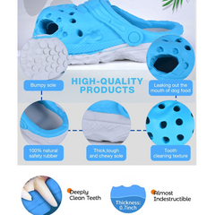 PETOPIA Ultra Tough Dog Toy Cozy Slipper Small