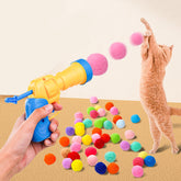 Pikapet Ball Launching Gun Interactive Cat Toy - Single Shot
