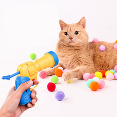 Pikapet Ball Launching Gun Interactive Cat Toy - Single Shot