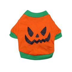 Pikapet Halloween Pet Costume Dog Cat T-Shirt Pumpkin