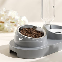 Hoopet Pet Ceramic Bowl Feeder Water Dispenser
