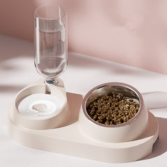 Hoopet Pet Ceramic Bowl Feeder Water Dispenser