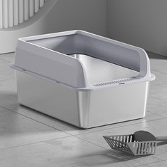 Pikapet Stainless Steel Cat Litter Box - Xlarge