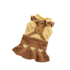 Pikapet Teddy Cute Pet Sweater Dress