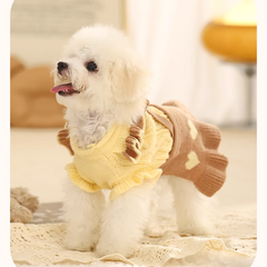 Pikapet Teddy Cute Pet Sweater Dress