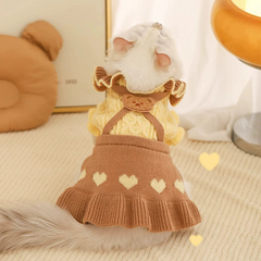 Pikapet Teddy Cute Pet Sweater Dress