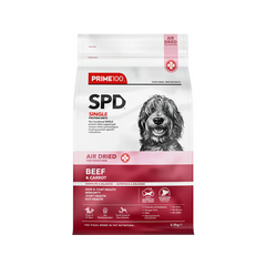 Prime100 SPD Air Dried Beef & Carrot Dry Dog Food
