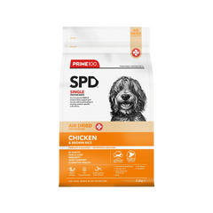 Prime100 SPD Air Dried Chicken & Brown Rice Dry Dog Food