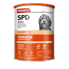 Prime100 SPD Air Dried Venison & Sweet Potato Dry Dog Food
