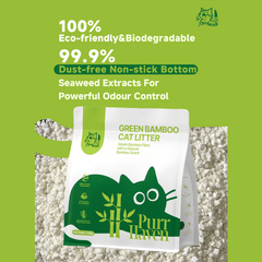 Purr Haven Eco Tapioca and Green Bamboo Cat Litter 2.5.kg