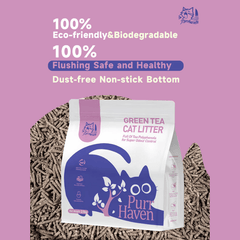 Purr Haven Green Tea Plant & Tofu Cat Litter 2.5.kg