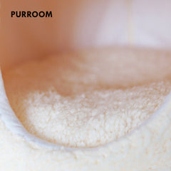 PURROOM Chick Bucket Pet Bed White
