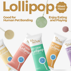 RANOVA Cat Treats Freeze Dried Lollipop Mix Flavour 5pcs
