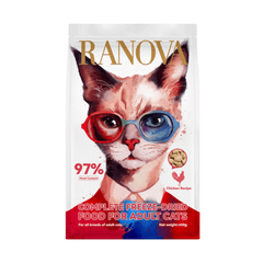 RANOVA Freeze Dried Adult Cat Food Chicken Recipe 450g