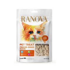 RANOVA Freeze Dried Cat Treats Raw Food Duck 50g