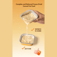 RANOVA Golden Can Complete Freeze-Dried Canned Cat Food