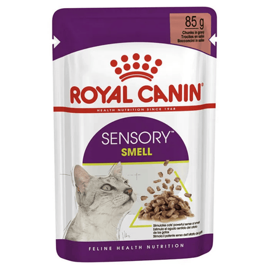 Royal Canin Adult Sensory Smell Wet Cat Food Pouches in Gravy 12 x 85g