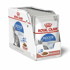 Royal Canin Indoor Adult in Gravy Cat Wet Food 12 x 85g