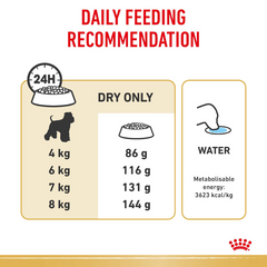 Royal Canin Miniature Schnauzer Adult Dry Dog Food 3kg