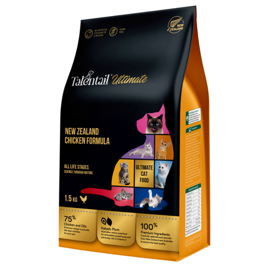Talentail Ultimate New Zealand Chicken Cat Food For All Life Stages 1.5Kg