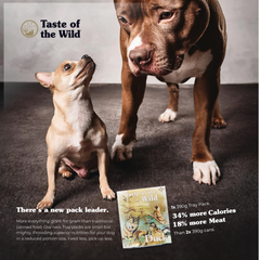 Taste of the Wild Duck and Chicken with Fruit and Vegetable Tray Dog Wet Food 390g