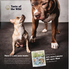 Taste of the Wild Salmon and Herring with Fruit and Vegetables Tray Dog Wet Food 390g